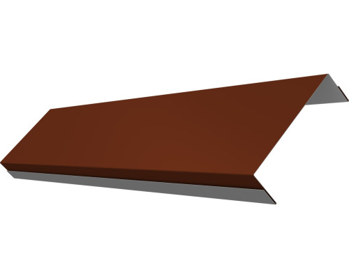 Ламель обратная 100 забора жалюзи Техас Гранд Лайн 0,45 ПЭ RAL 3009 оксидно-красный