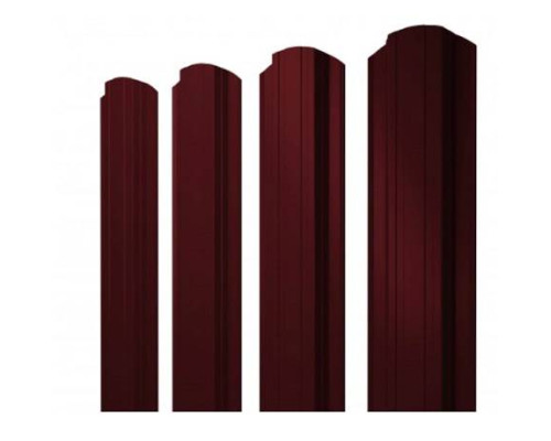 Фигурный штакетник Гранд Лайн Твин под дерево, 0,4 мм, Принт Премиум